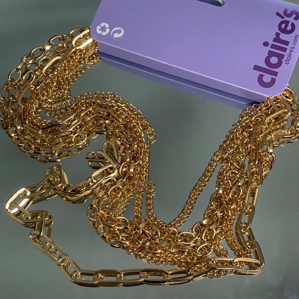 💜 Claire’s - Gold Chains